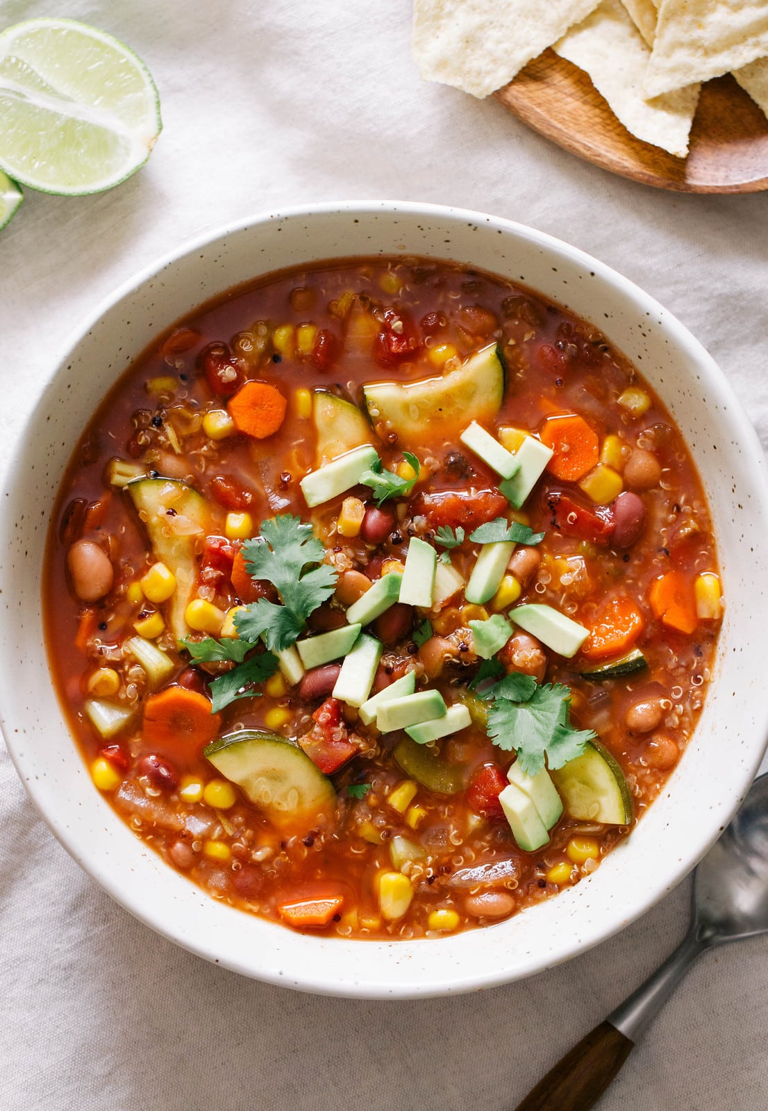 Tex-Mex Quinoa Vegetable Soup