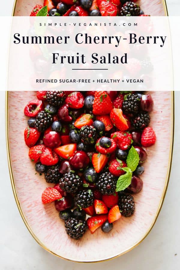 Summer Cherry-Berry Fruit Salad 